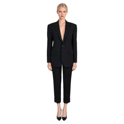 Pre-owned Celine 2022 Jude Blazer Black 40 M