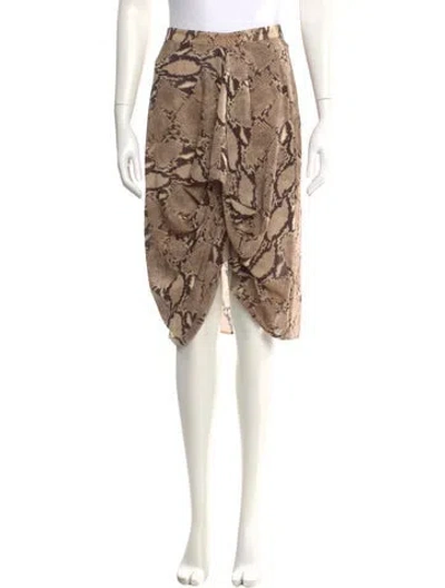 Pre-owned Celine 2022 Knee-length Skirt In Neutral