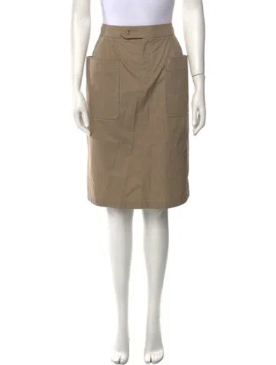Pre-owned Celine 2022 Knee-length Skirt In Neutral