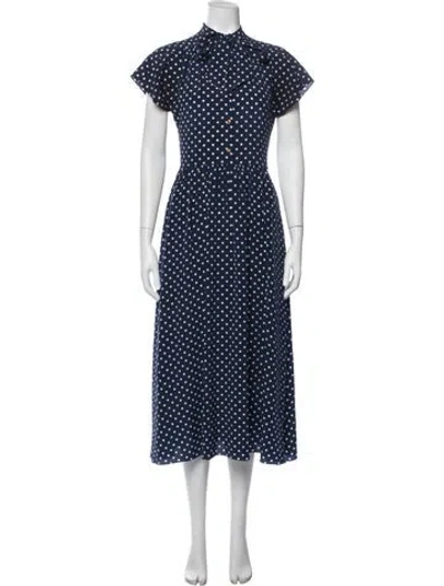 Pre-owned Celine 2022 Long Dress In Blue