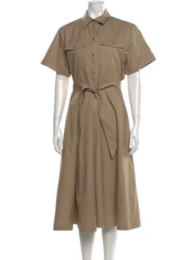 Pre-owned Celine 2022 Midi Length Dress In Neutral
