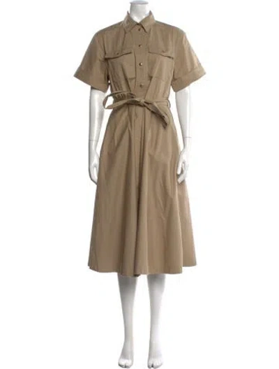 Pre-owned Celine 2022 Midi Length Dress In Neutral