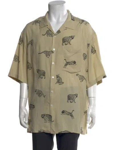 Pre-owned Celine 2022 Printed Shirt In Neutral