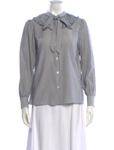 Pre-owned Celine 2022 Silk Blouse In Multi