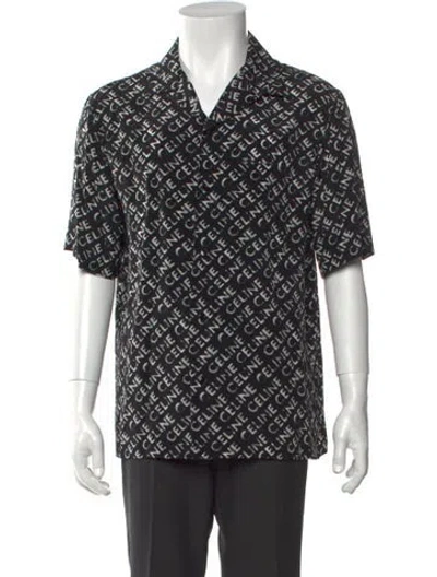 Pre-owned Celine 2022 Silk Shirt In Black