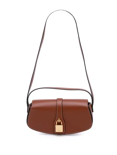 Pre-owned Celine 2022 Smooth Calfskin Tabou Clutch On Strap Satchel