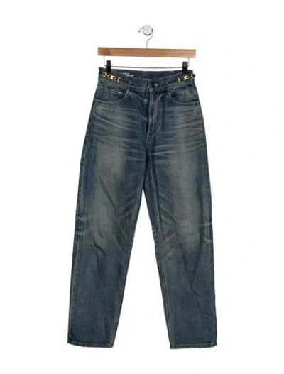 Pre-owned Celine 2022 Straight Leg Jeans In Blue