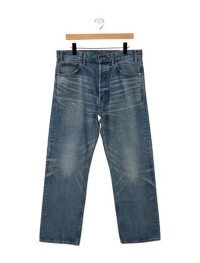 Pre-owned Celine 2022 Straight-leg Jeans In Blue