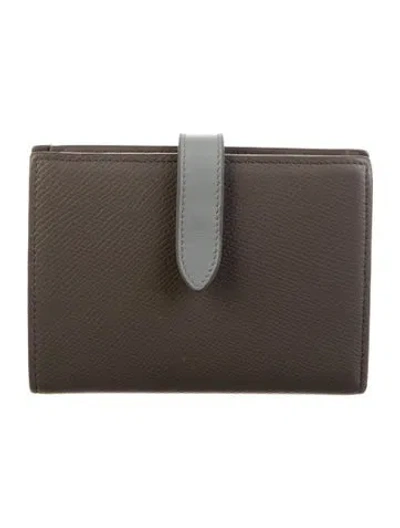 Pre-owned Celine 2022 Strap French Purse In Neutrals