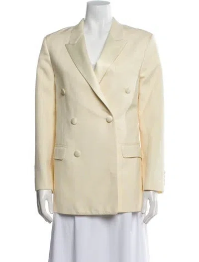 Pre-owned Celine 2022 Tailored 'jude' Blazer In Neutral