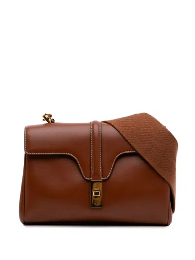 Pre-owned Celine 2022 Teen Smooth Calfskin Soft 16 Crossbody Bag