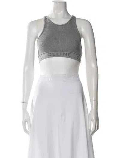 Pre-owned Celine 2022 Top In Gray