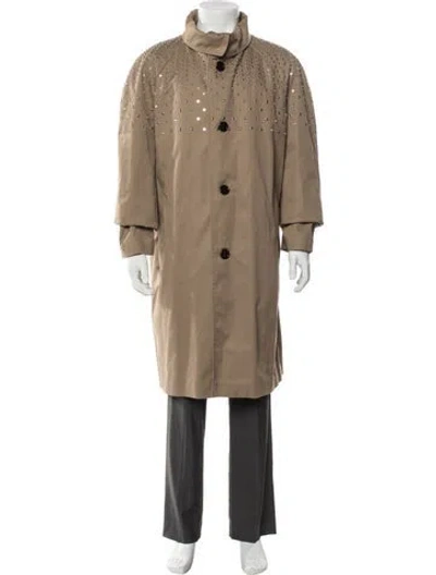 Pre-owned Celine 2022 Trench Coat In Neutral