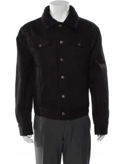 Pre-owned Celine 2022 Trucker Jacket In Black