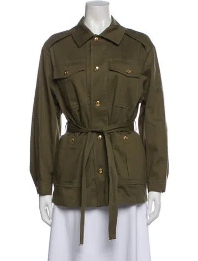 Pre-owned Celine 2022 Utility Utility Jacket In Green