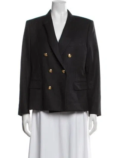 Pre-owned Celine 2022 Wool Blazer In Black/grey