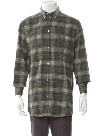 Pre-owned Celine 2022 Wool Shirt In Green