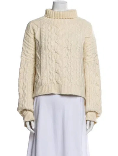 Pre-owned Celine 2022 Wool Sweater In Neutral