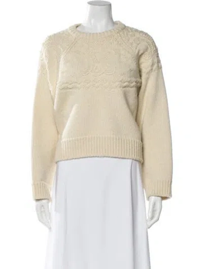 Pre-owned Celine 2022 Wool Sweater In Neutral