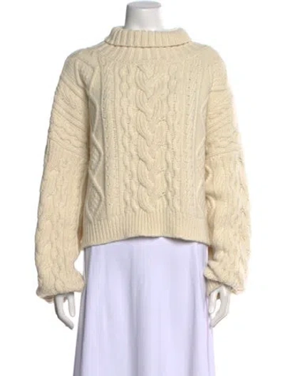 Pre-owned Celine 2022 Wool Sweater In Neutral