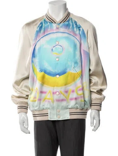 Pre-owned Celine 2022 X Marcelo Lanvin 'heavenly Days' Teddy Varsity Jacket W/ Tags