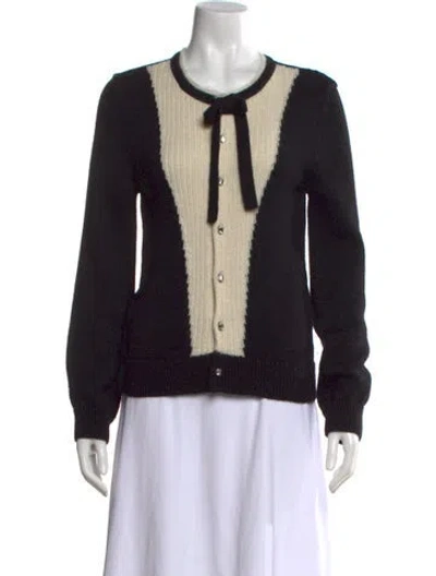 Pre-owned Celine 2023 Alpaca Sweater In Black