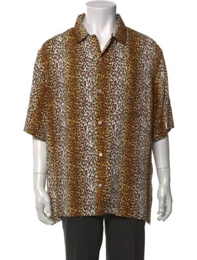 Pre-owned Celine 2023 Animal Print Shirt In Neutral