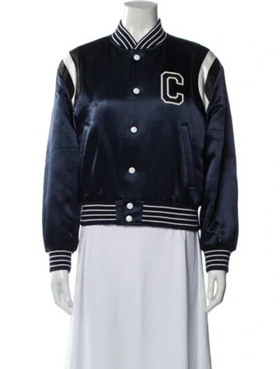 Pre-owned Celine 2023 Bomber Jacket In Blue