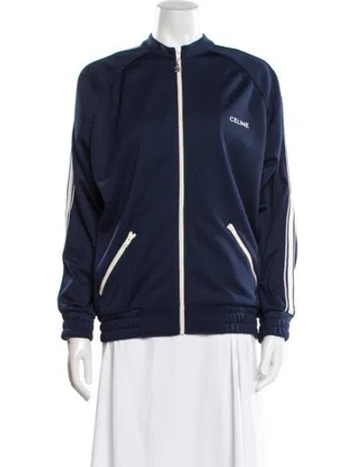 Pre-owned Celine 2023 Bomber Jacket In Blue
