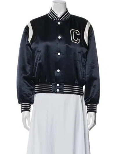 Pre-owned Celine 2023 Bomber Jacket In Blue