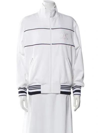 Pre-owned Celine 2023 Bomber Jacket In White