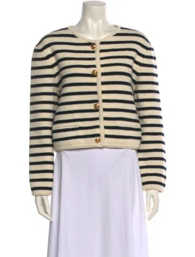 Pre-owned Celine 2023 Chasseur Sweater In Neutral