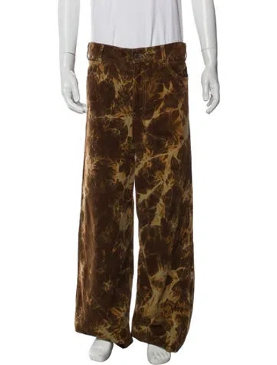 Pre-owned Celine 2023 Corduroy Pants In Brown