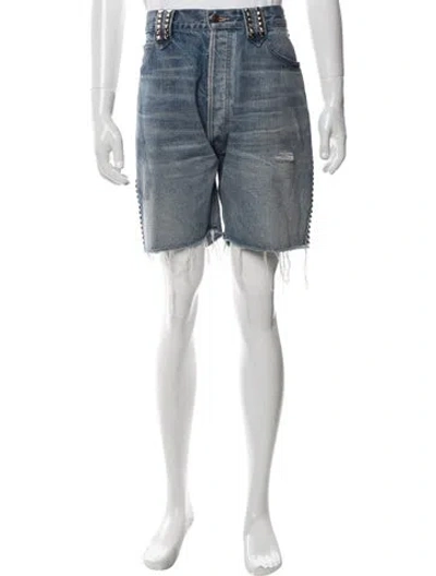 Pre-owned Celine 2023 Denim Shorts In Blue