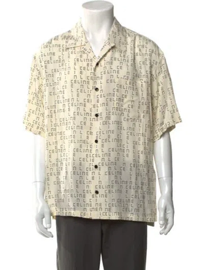 Pre-owned Celine 2023 Graphic Print Shirt In Neutral