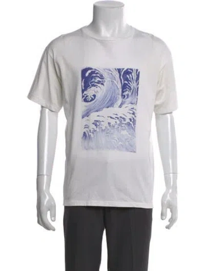 Pre-owned Celine 2023 Graphic Print T-shirt In White