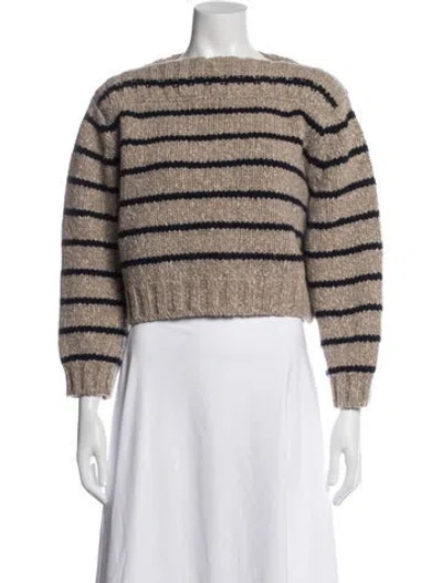 Pre-owned Celine 2023 Marinière Sweater In Neutrals