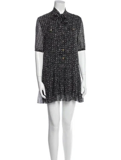 Pre-owned Celine 2023 Mini Dress In Black