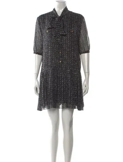 Pre-owned Celine 2023 Mini Dress In Black