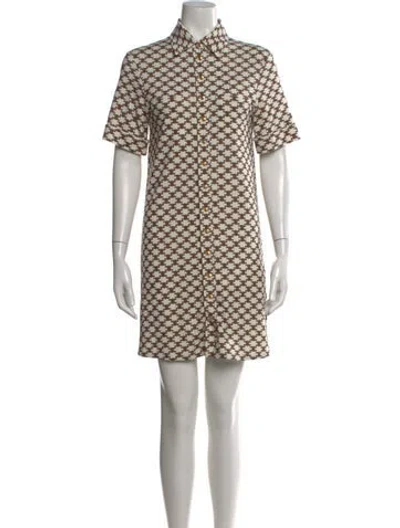 Pre-owned Celine 2023 Mini Dress In Neutral
