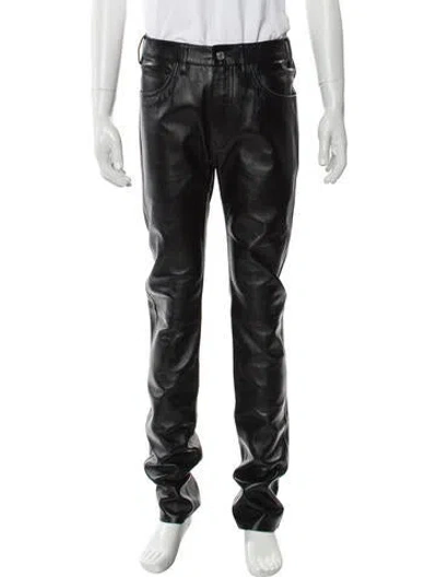 Pre-owned Celine 2023 Moto Pants W/ Tags In Black