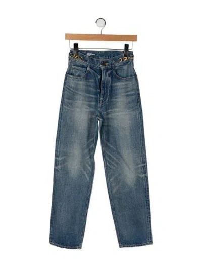 Pre-owned Celine 2023 Straight Leg Jeans W/ Tags In Blue