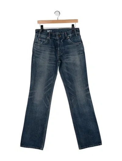 Pre-owned Celine 2023 Straight Leg Jeans W/ Tags In Blue