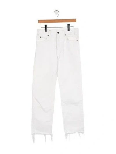 Pre-owned Celine 2023 Straight Leg Jeans In White