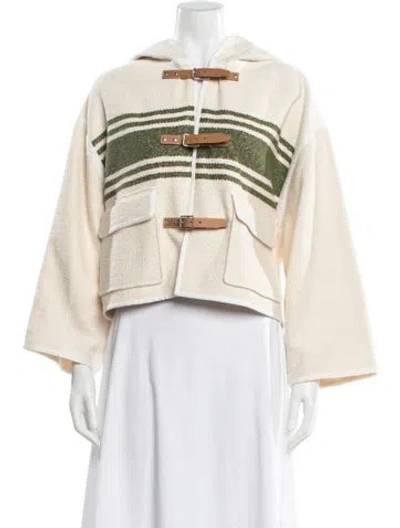 Pre-owned Celine 2023 Striped Jacket W/ Tags In Neutral
