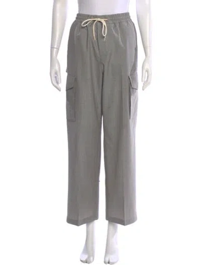 Pre-owned Celine 2023 Wide Leg Pants In Gray
