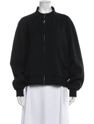 Pre-owned Celine 2023 Wool Bomber Jacket In Blue
