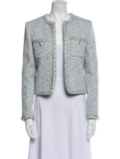 Pre-owned Celine 2023 Wool Evening Jacket In Blue