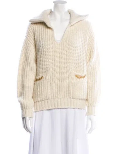 Pre-owned Celine 2023 Wool Sweater In Neutral