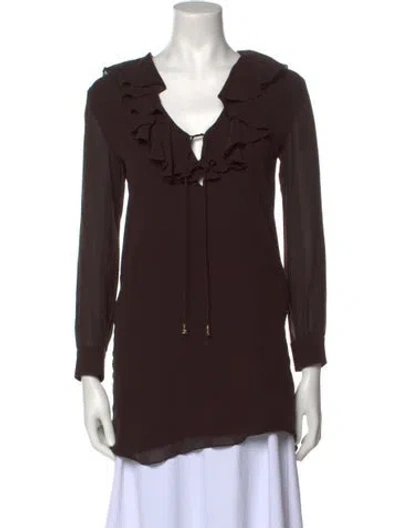 Pre-owned Celine 2023-2024 Mini Dress In Brown